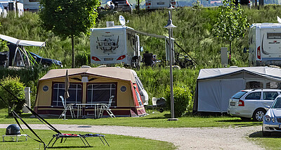 Stellplätze im Camp Mondseeland